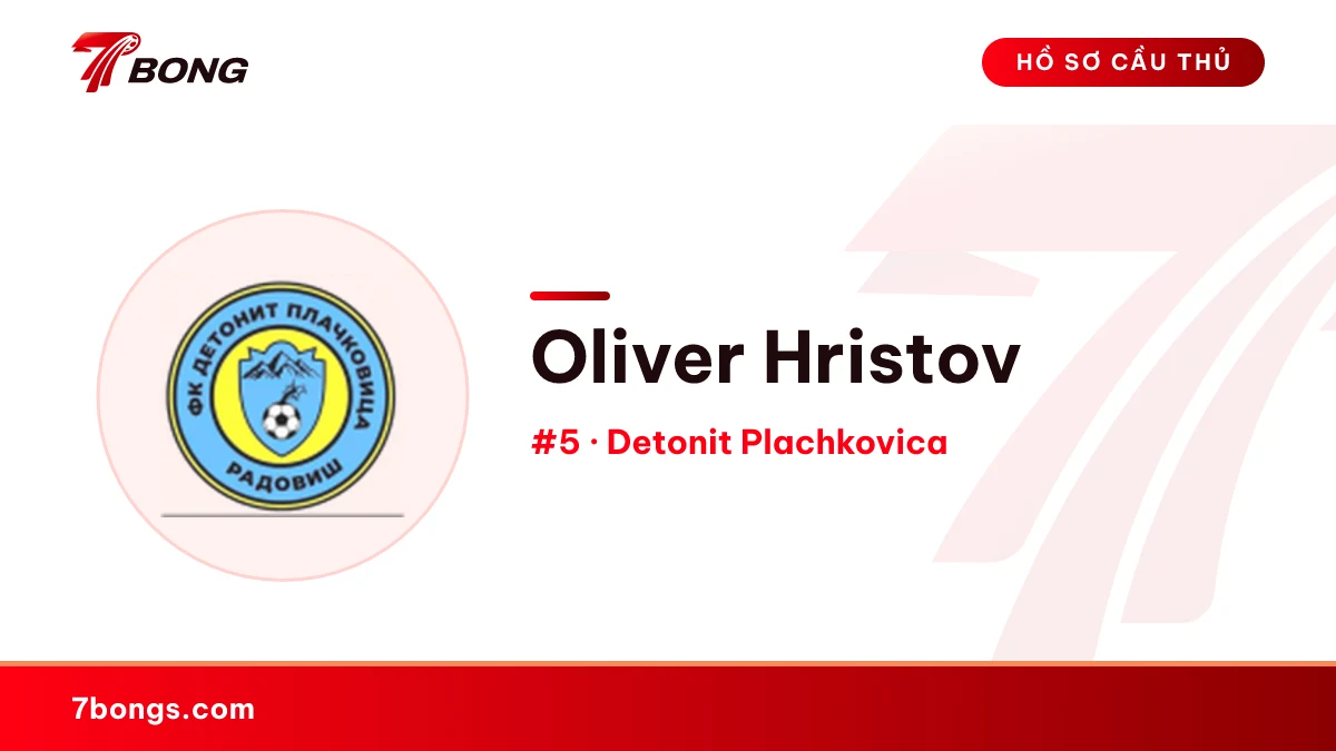 Oliver Hristov — Detonit Plachkovica