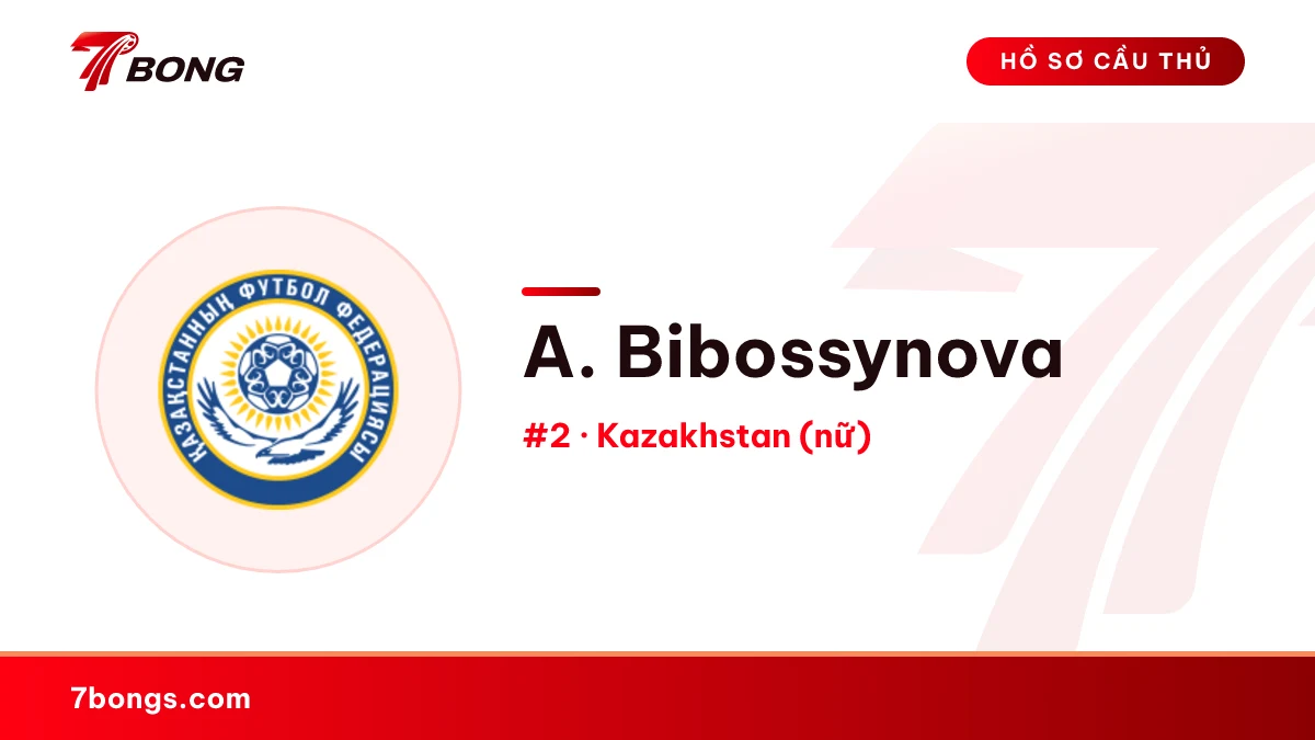 A. Bibossynova — Kazakhstan (nữ)