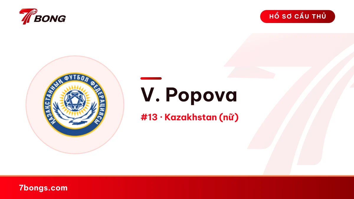 V. Popova — Kazakhstan (nữ)