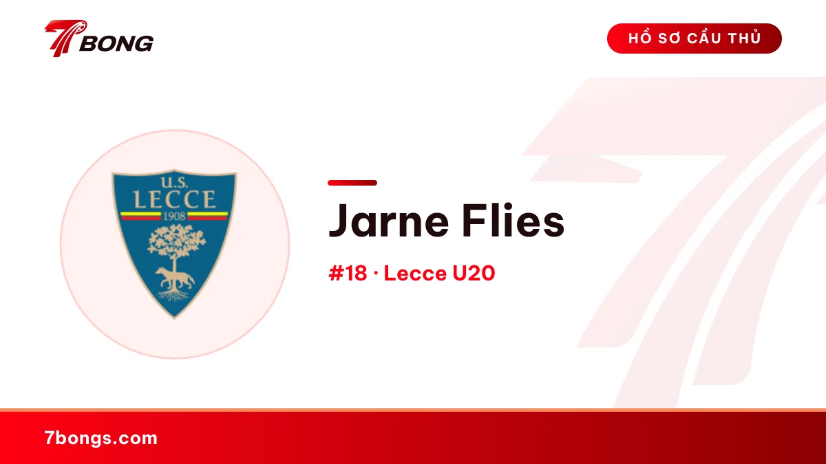 Jarne Flies — Lecce U20