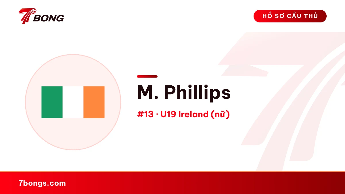 M. Phillips — U19 Ireland (nữ)