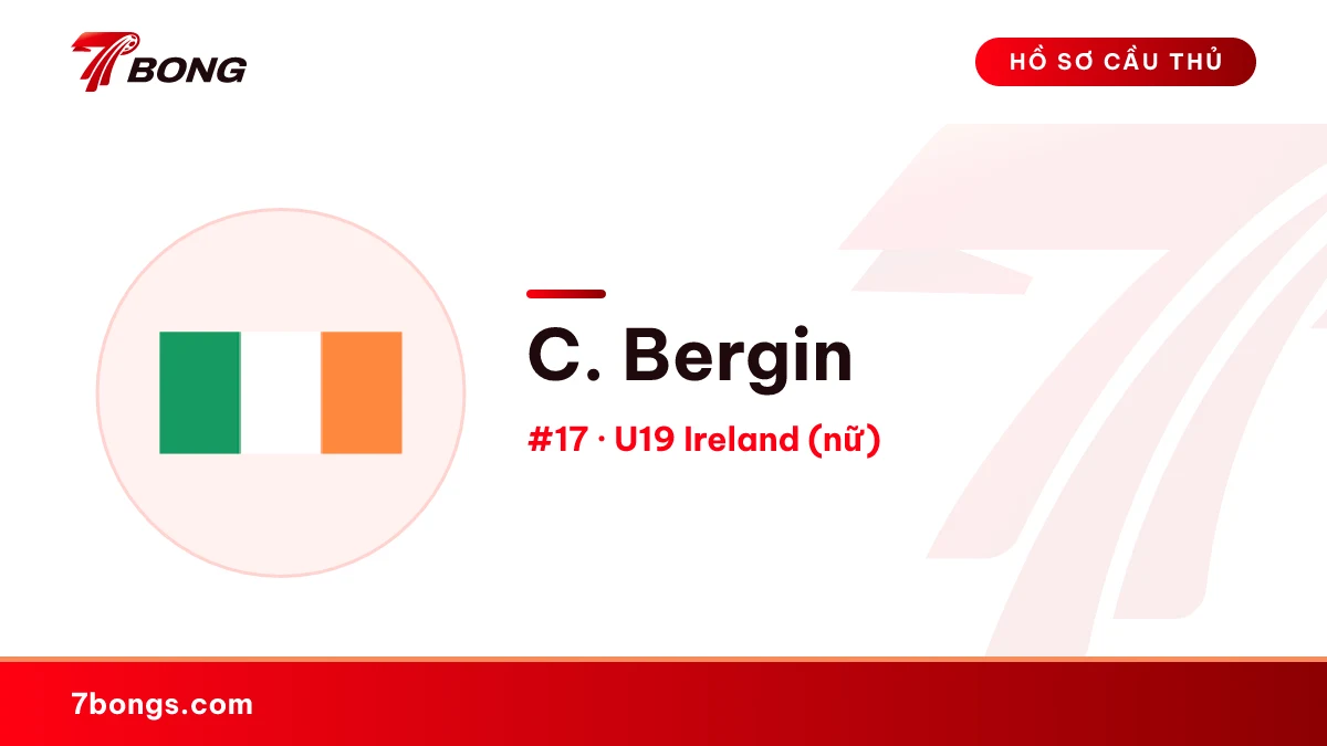 C. Bergin — U19 Ireland (nữ)