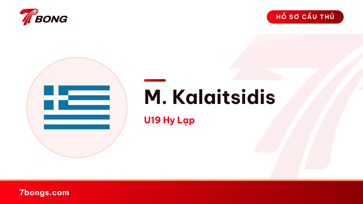 M. Kalaitsidis — U19 Hy Lạp