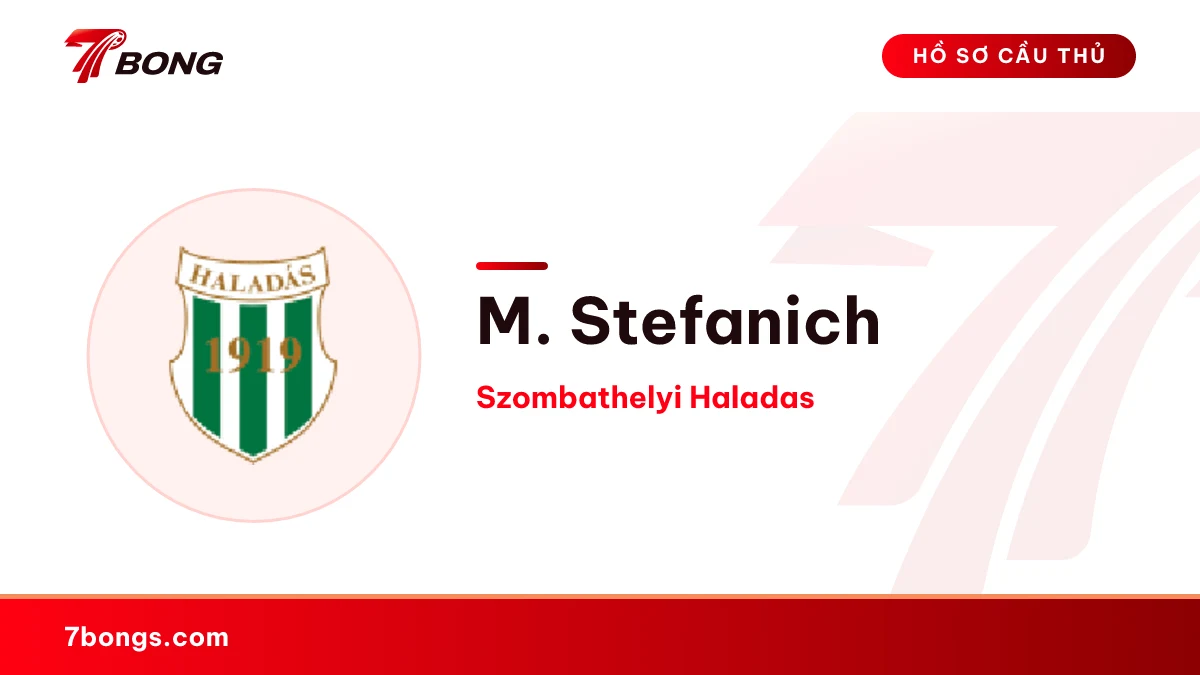 M. Stefanich — Szombathelyi Haladas