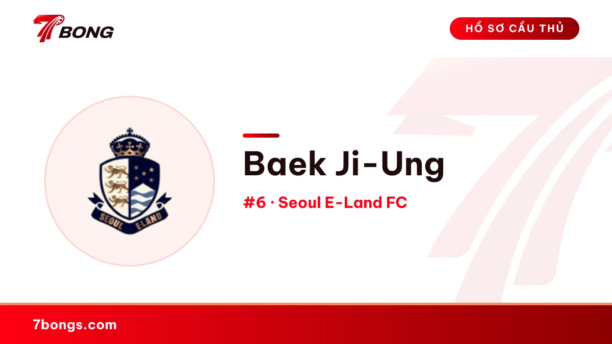 Baek Ji-Ung — Seoul E-Land FC
