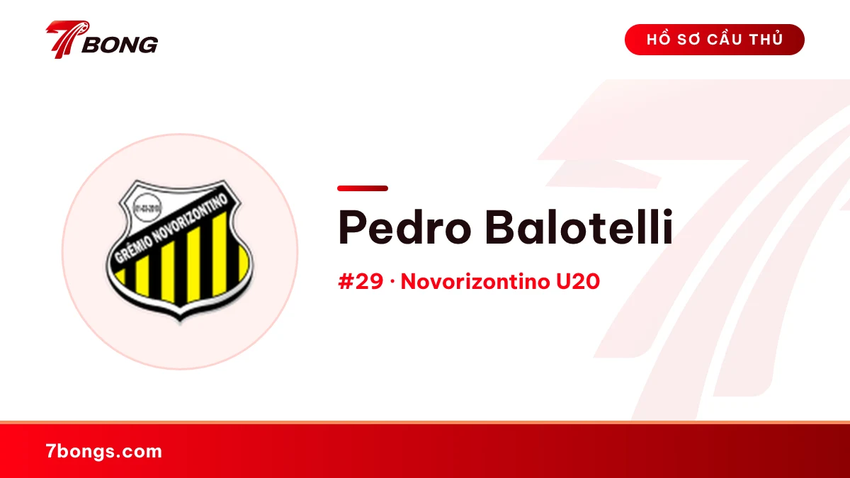 Pedro Balotelli — Novorizontino U20