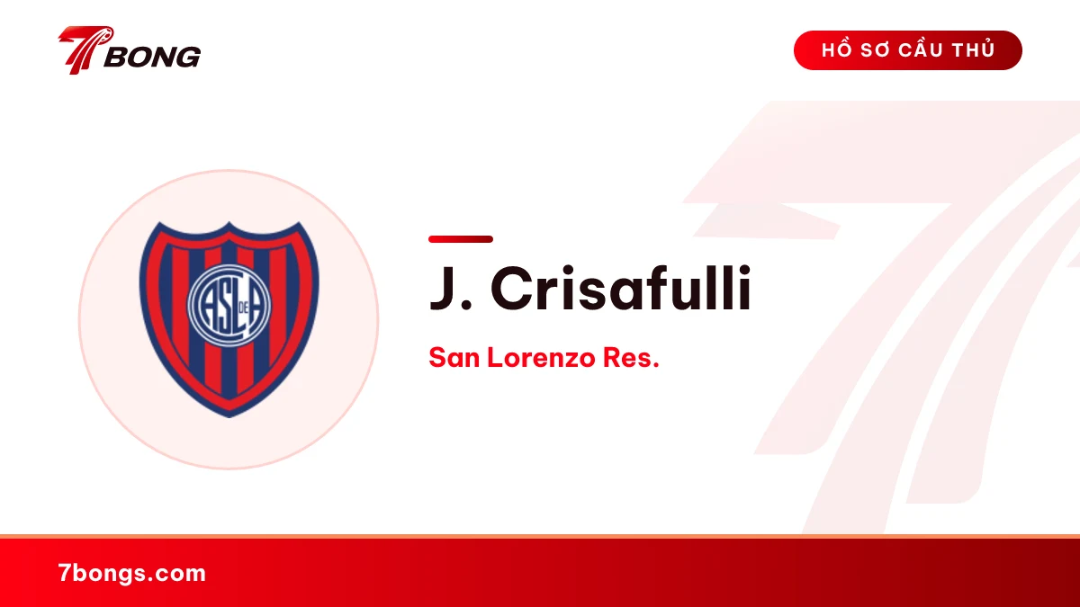 J. Crisafulli — San Lorenzo Res.