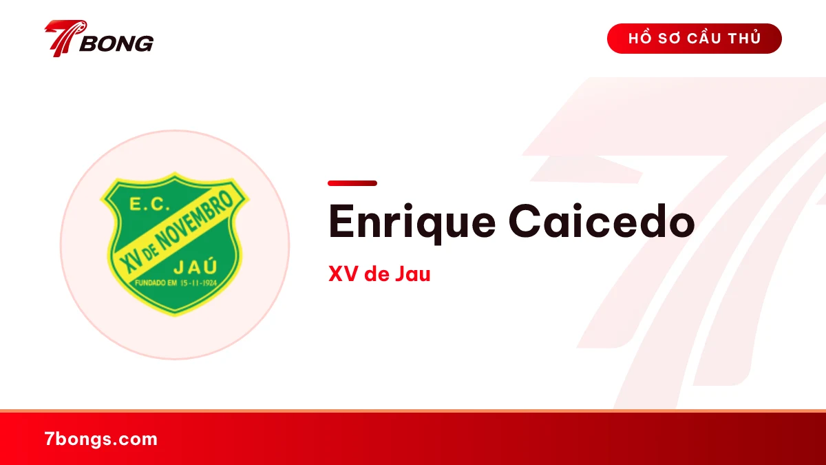 Enrique Caicedo — XV de Jau