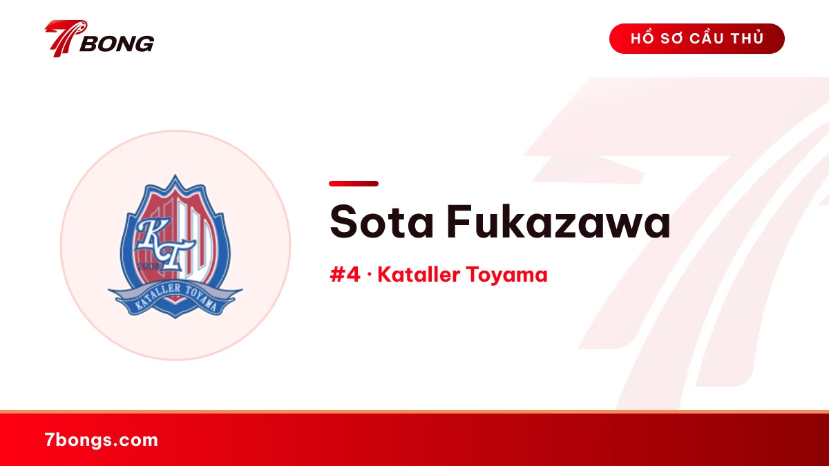 Sota Fukazawa — Kataller Toyama