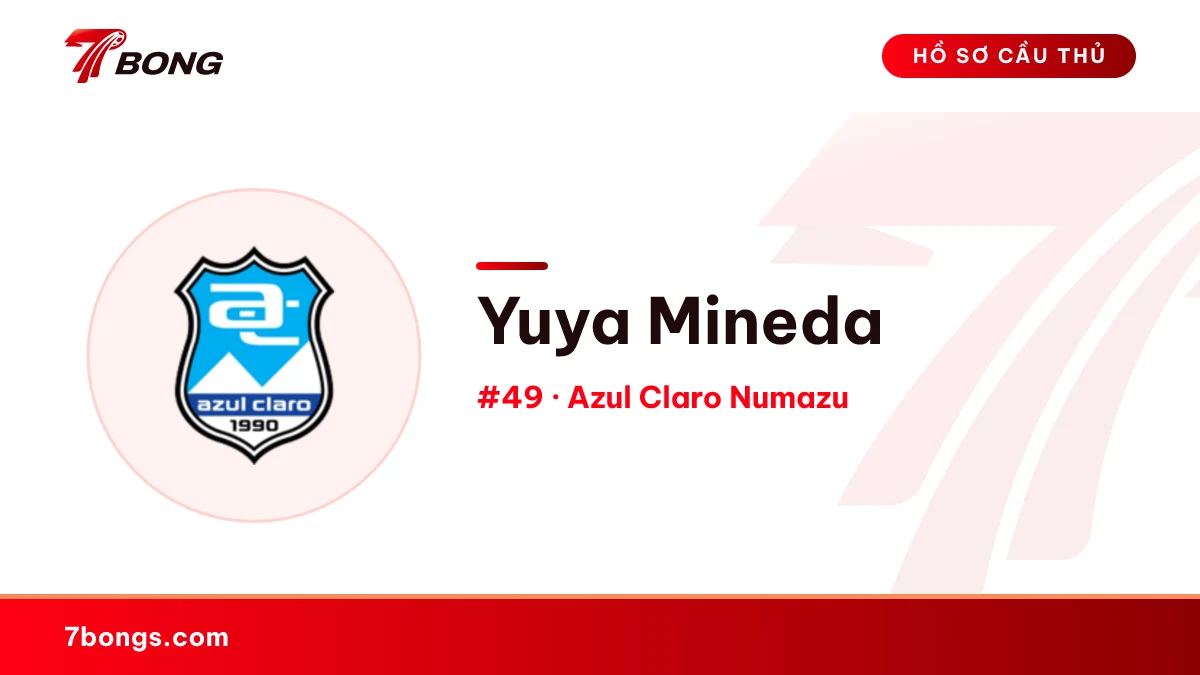 Yuya Mineda — Azul Claro Numazu