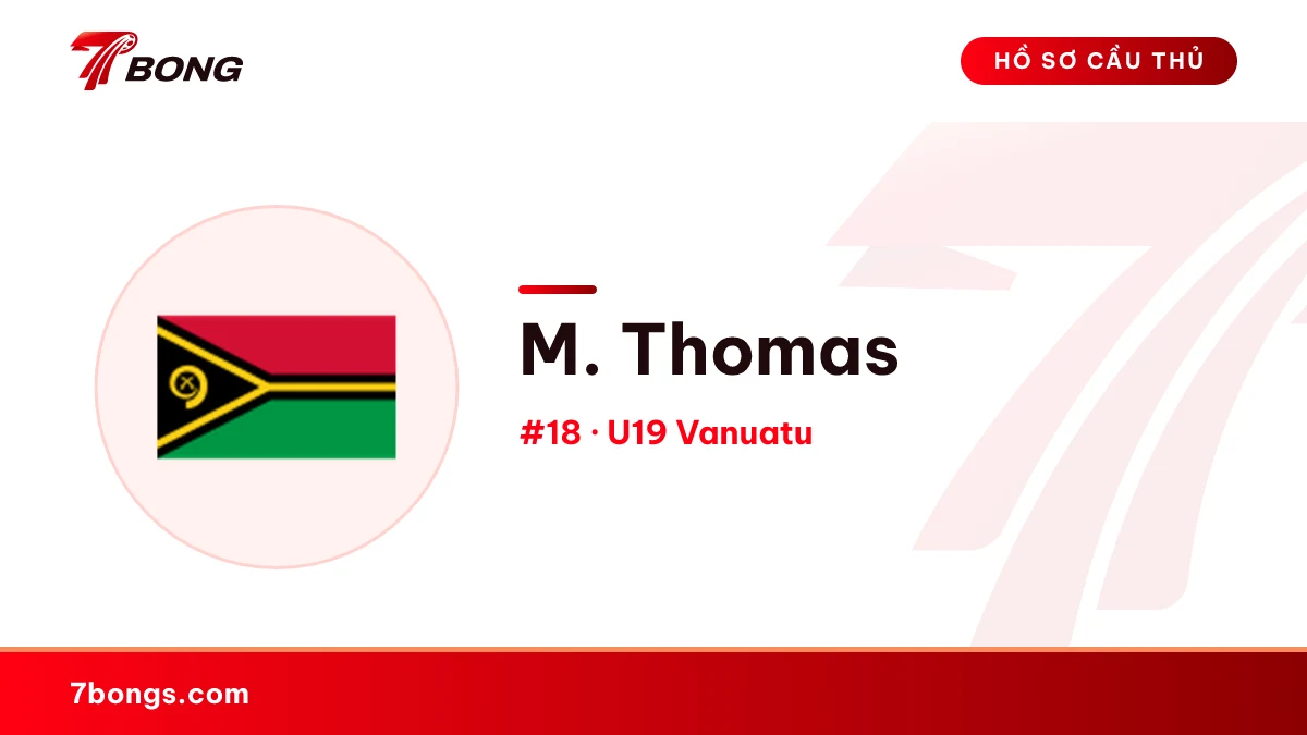 M. Thomas — U19 Vanuatu