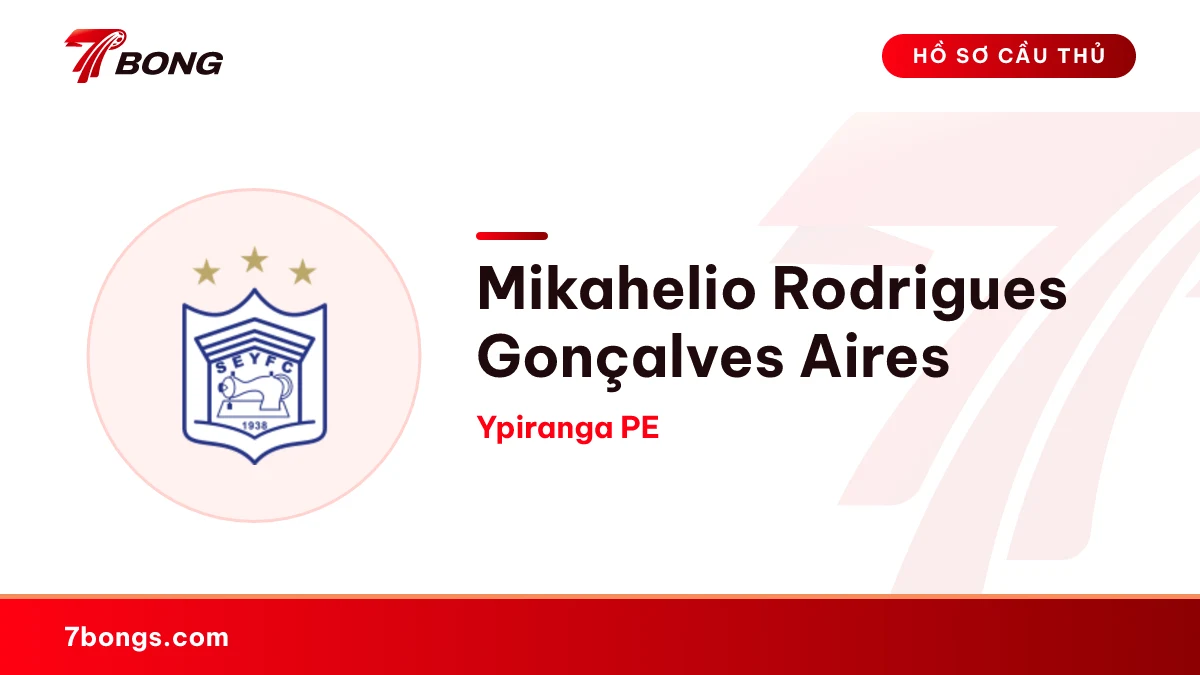 Mikahelio Rodrigues Gonçalves Aires — Ypiranga PE