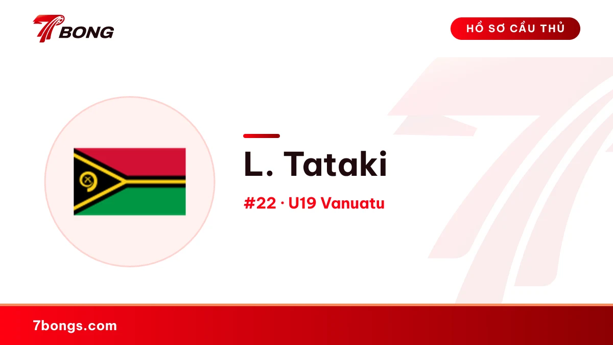 L. Tataki — U19 Vanuatu