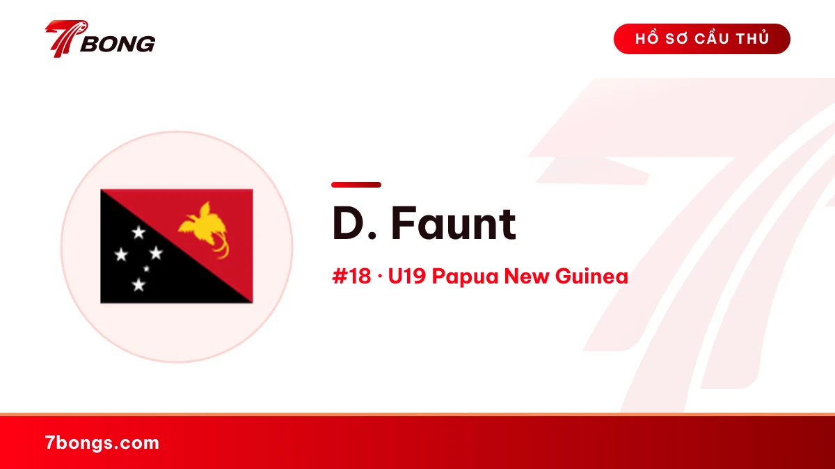 D. Faunt — U19 Papua New Guinea