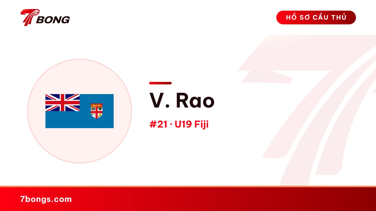 V. Rao — U19 Fiji
