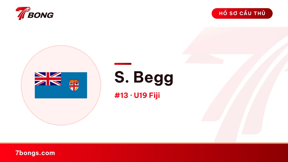 S. Begg — U19 Fiji