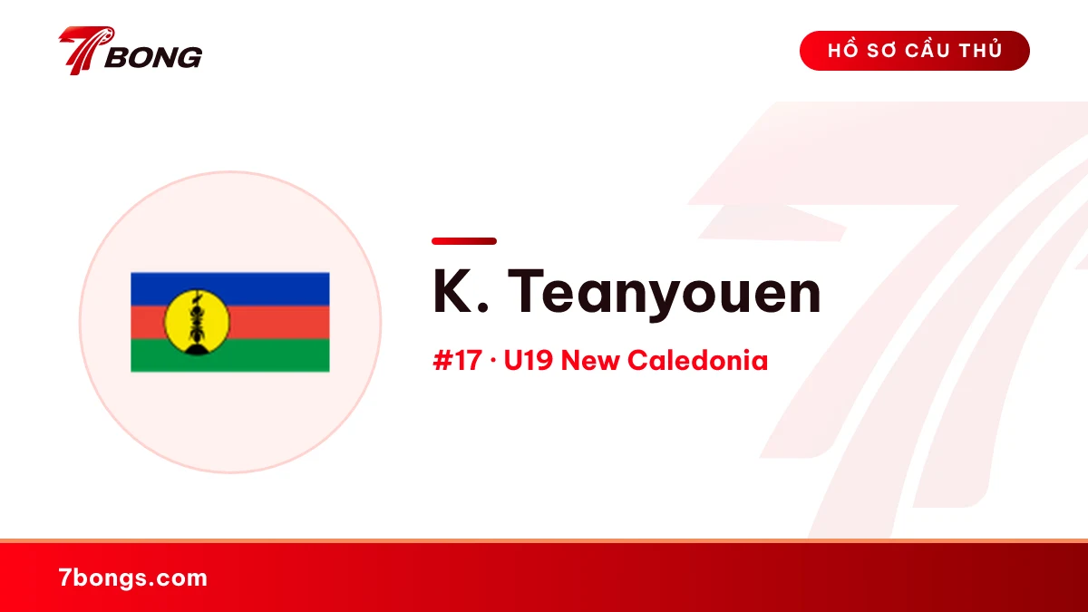 K. Teanyouen — U19 New Caledonia