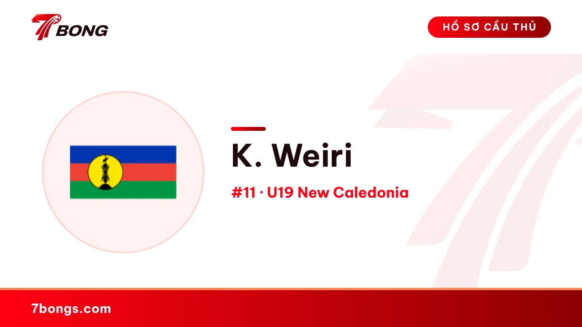 K. Weiri — U19 New Caledonia