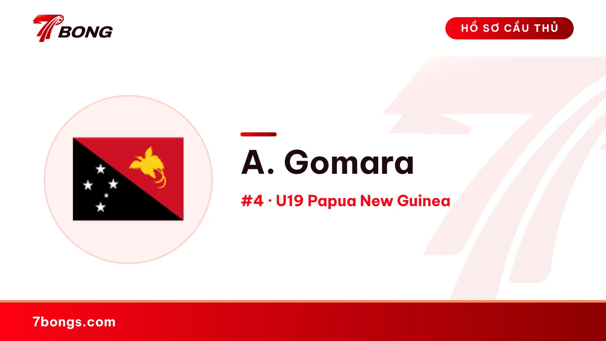 A. Gomara — U19 Papua New Guinea