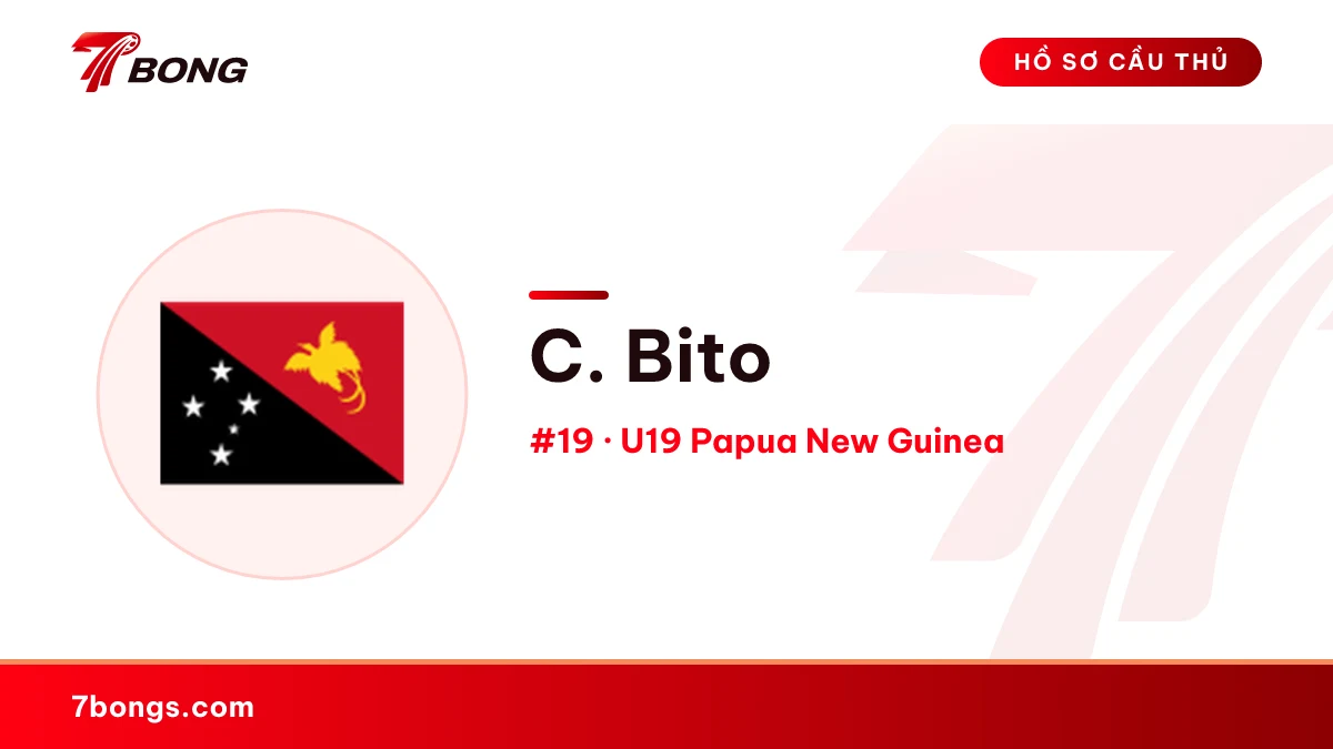 C. Bito — U19 Papua New Guinea