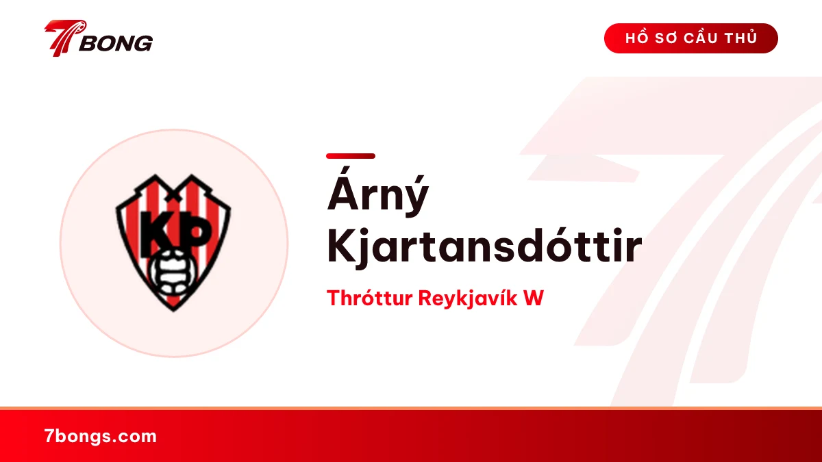 Árný Kjartansdóttir — Thróttur Reykjavík W
