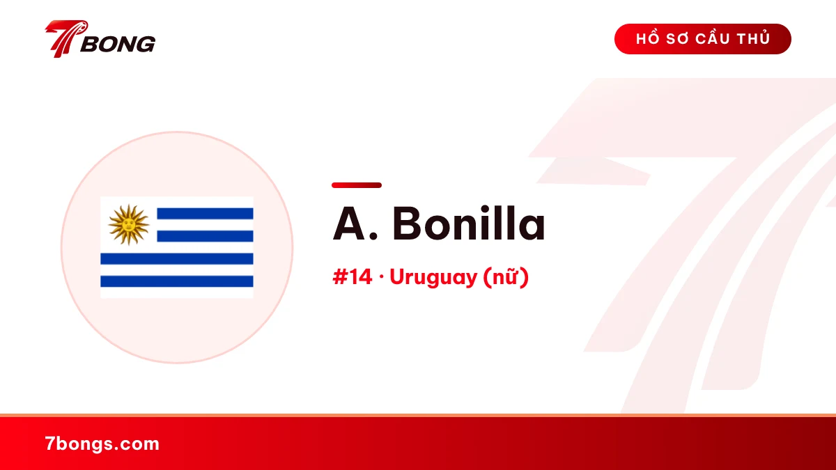 A. Bonilla — Uruguay (nữ)