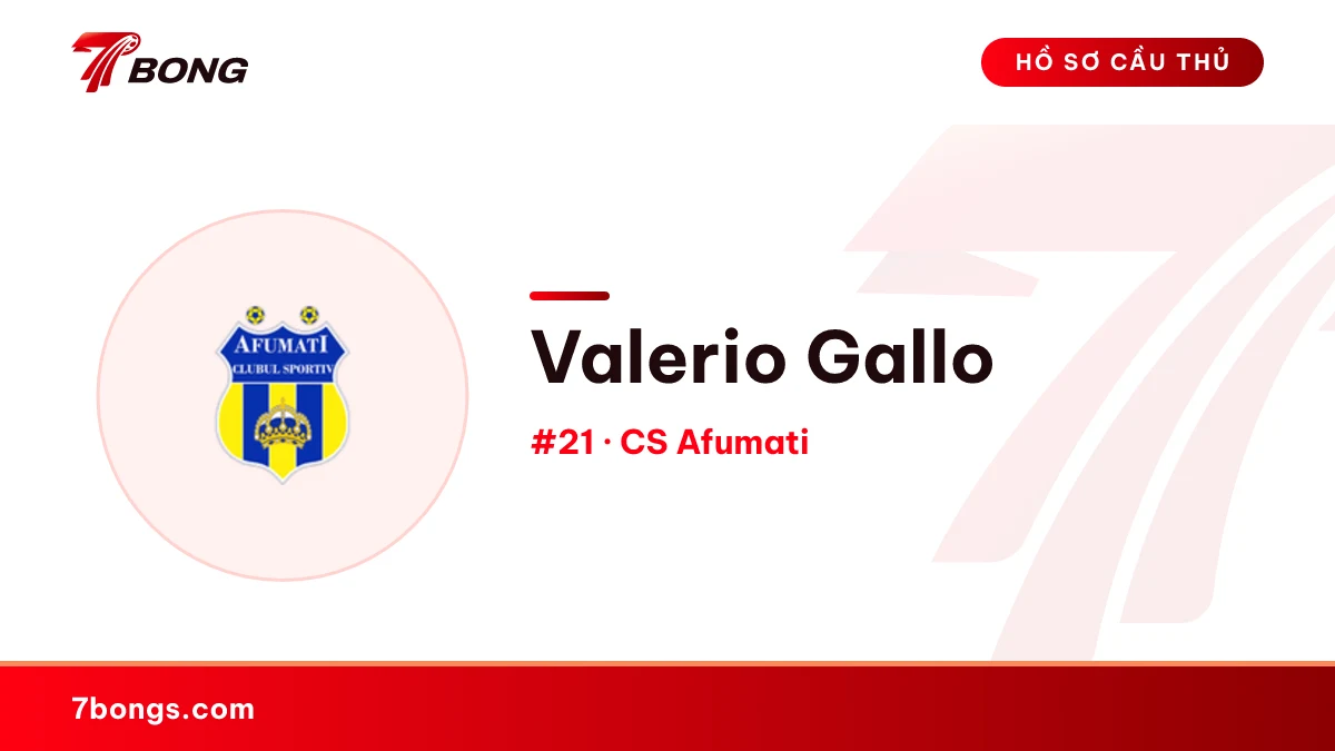 Valerio Gallo — CS Afumati