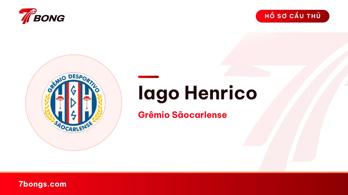 Iago Henrico — Grêmio Sãocarlense