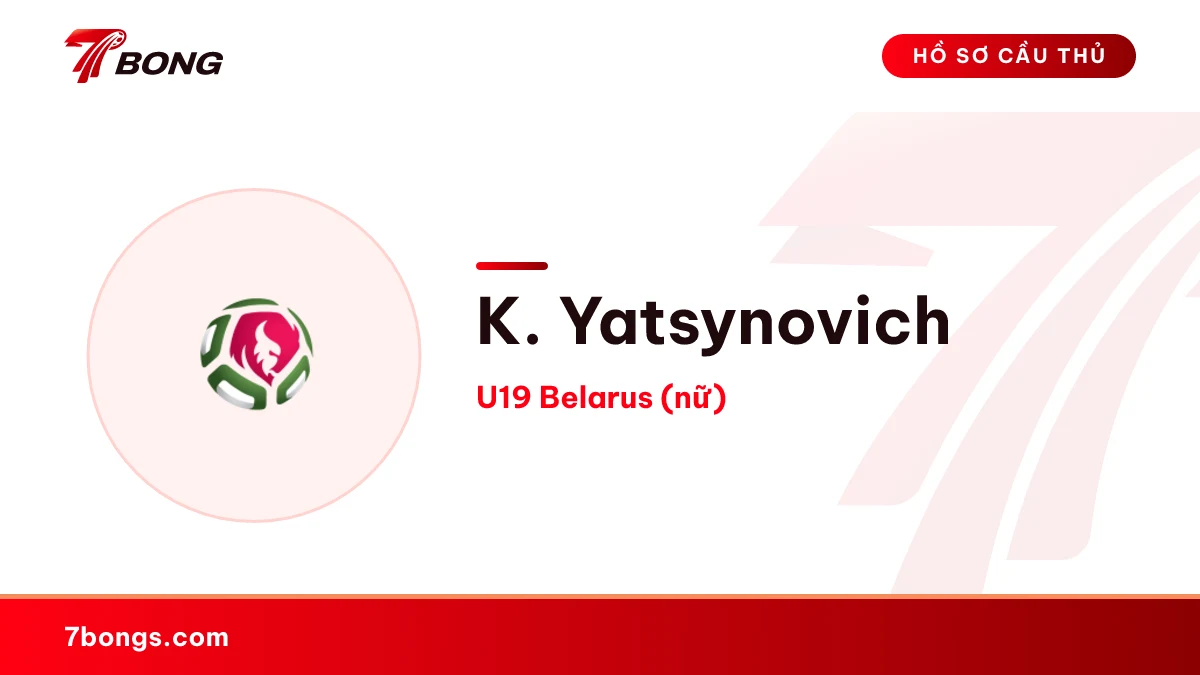 K. Yatsynovich — U19 Belarus (nữ)