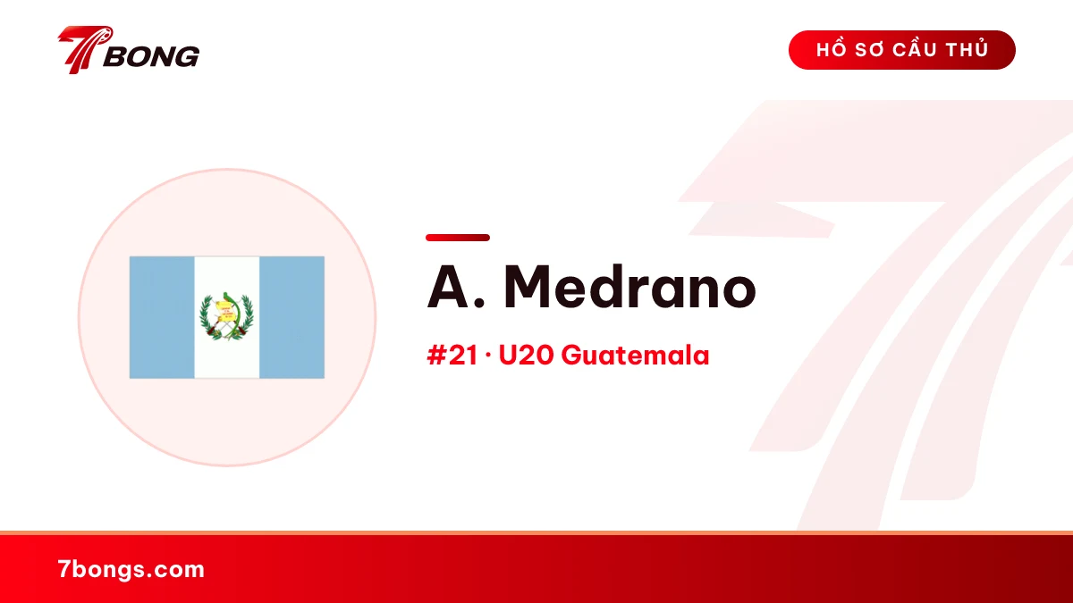 A. Medrano — U20 Guatemala