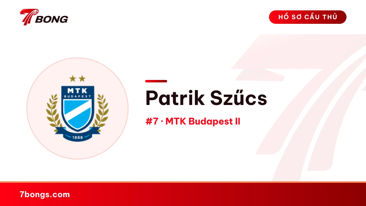 Patrik Szűcs — MTK Budapest II