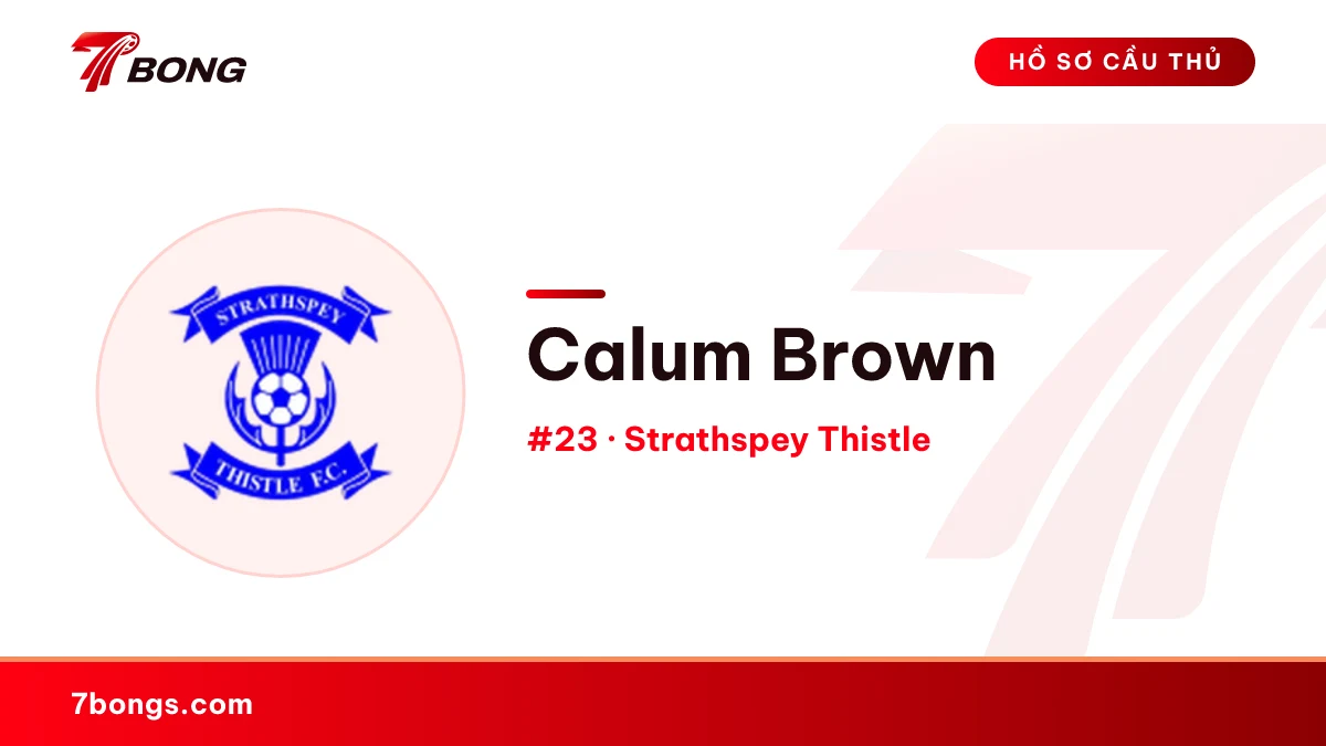 Calum Brown — Strathspey Thistle