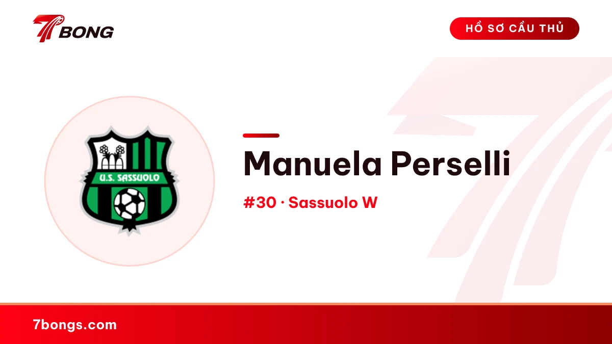 Manuela Perselli — Sassuolo W