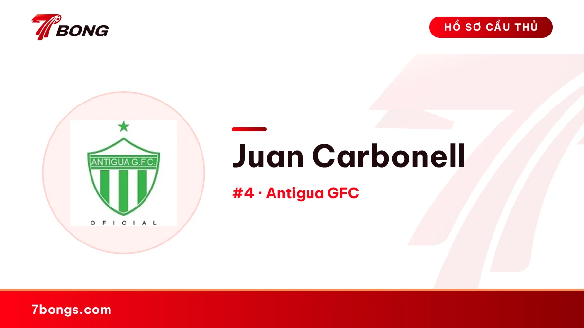 Juan Carbonell — Antigua GFC