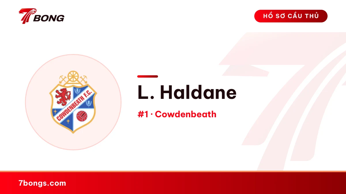 L. Haldane — Cowdenbeath