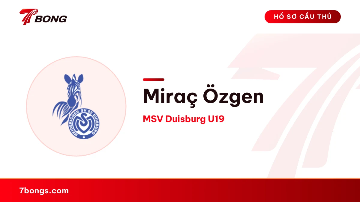 Miraç Özgen — MSV Duisburg U19