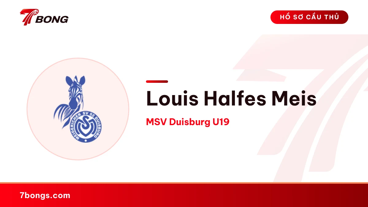 Louis Halfes Meis — MSV Duisburg U19