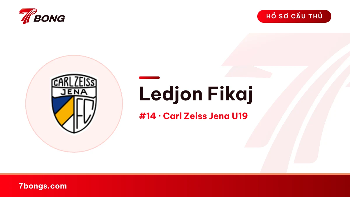 Ledjon Fikaj — Carl Zeiss Jena U19