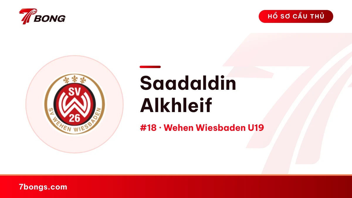 Saadaldin Alkhleif — Wehen Wiesbaden U19