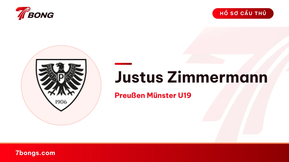 Justus  Zimmermann — Preußen Münster U19
