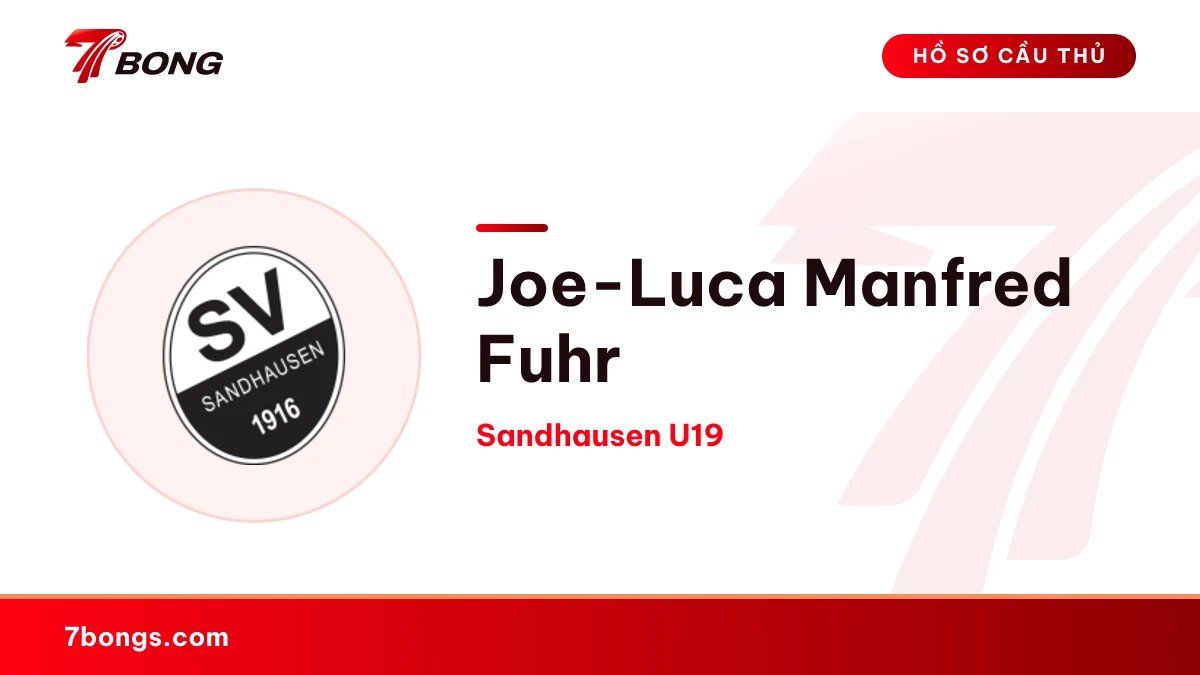 Joe-Luca Manfred Fuhr — Sandhausen U19