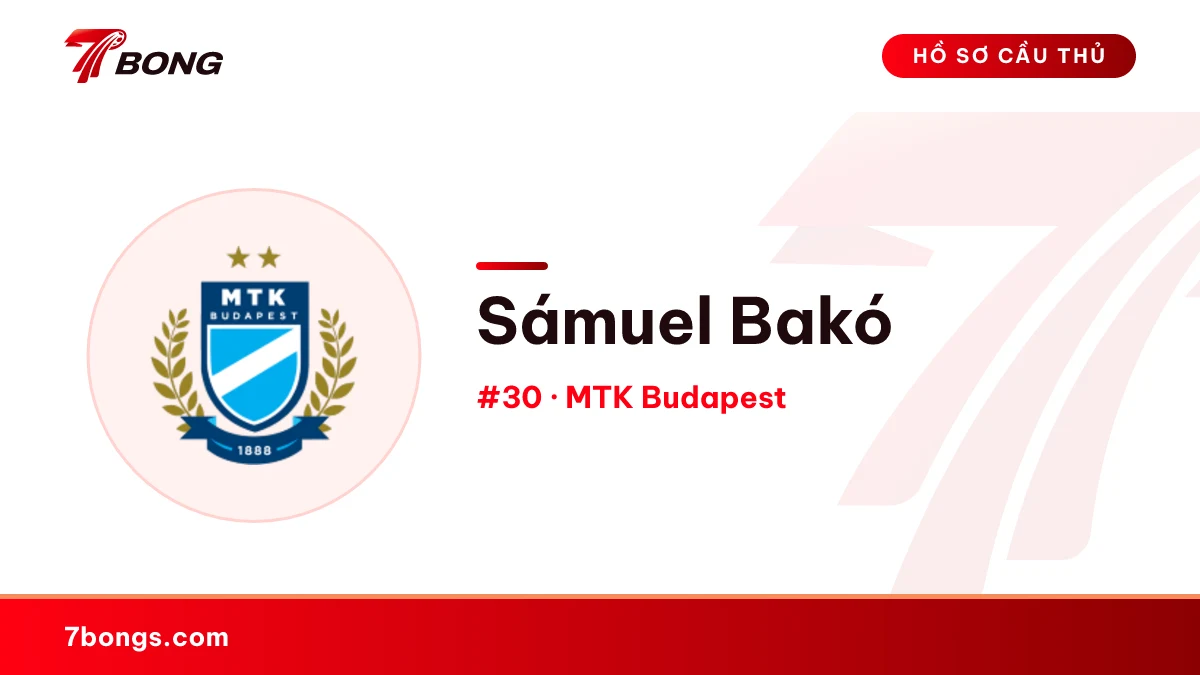 Sámuel Bakó — MTK Budapest