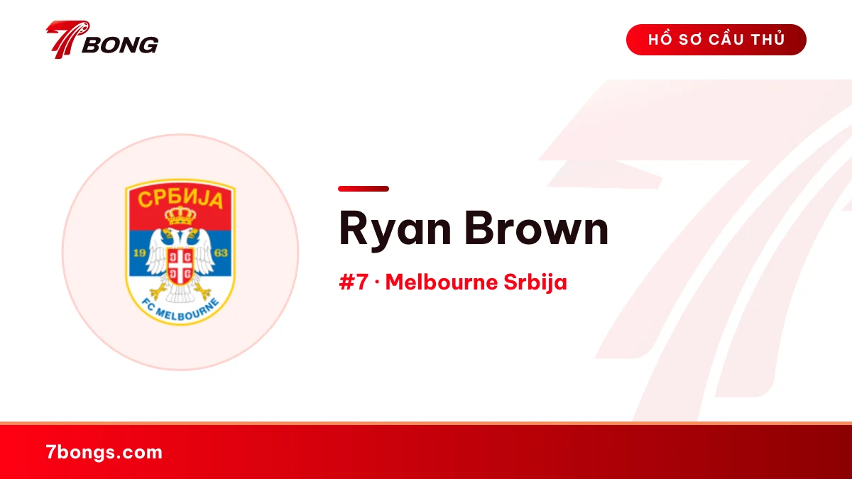 Ryan Brown — Melbourne Srbija