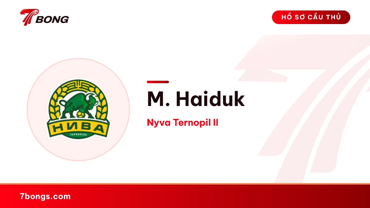 M. Haiduk — Nyva Ternopil II