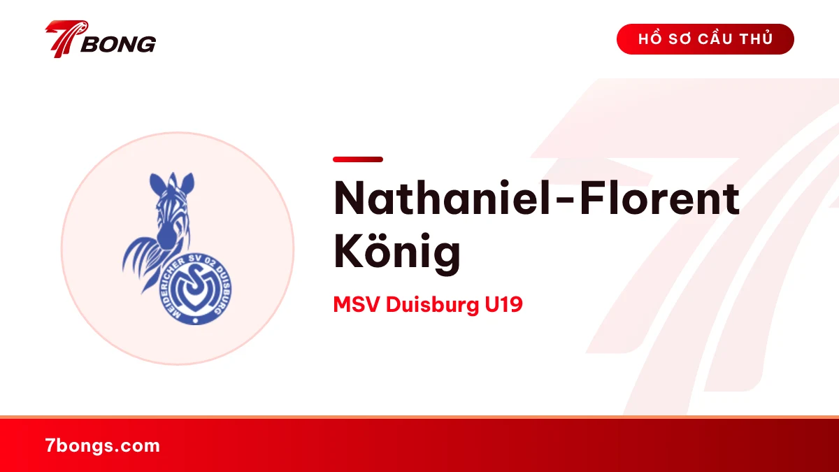 Nathaniel-Florent König — MSV Duisburg U19