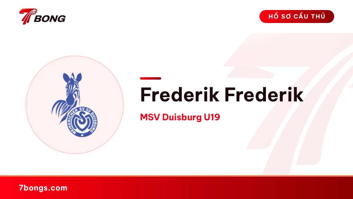 Frederik Frederik — MSV Duisburg U19