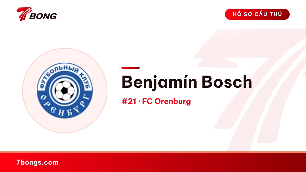 Benjamín Bosch — FC Orenburg