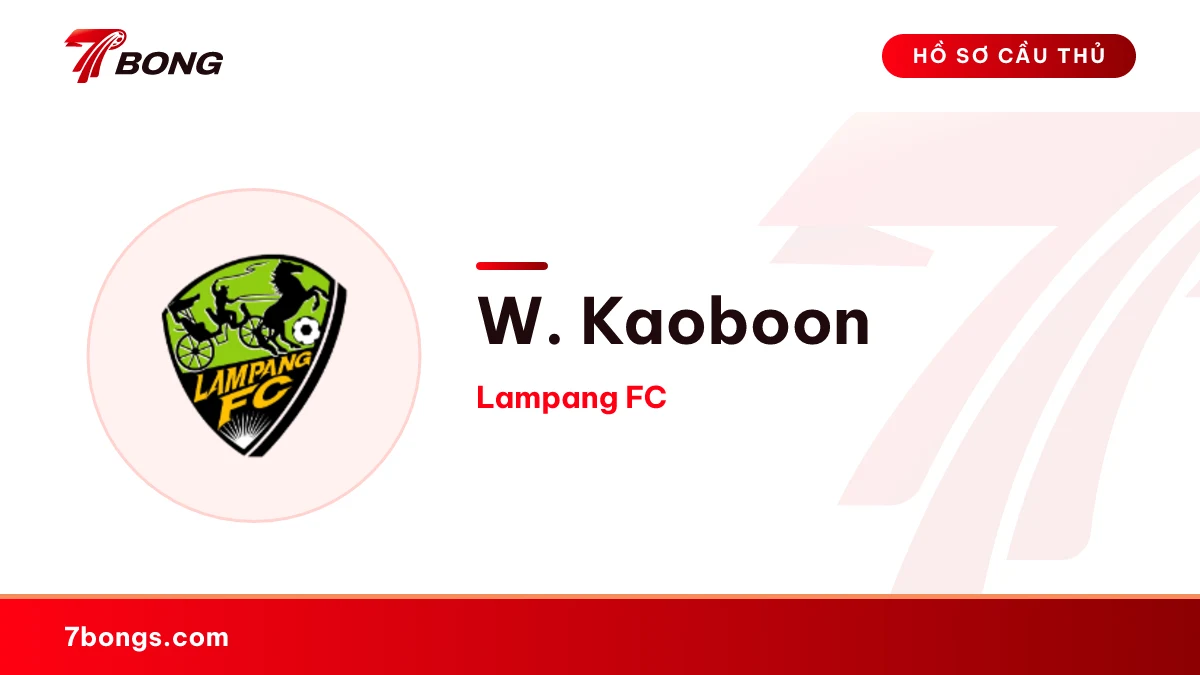 W. Kaoboon — Lampang FC