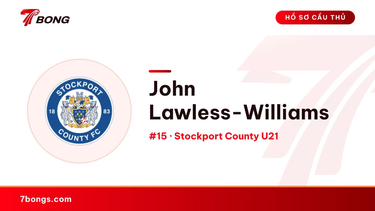 John Lawless-Williams — Stockport County U21