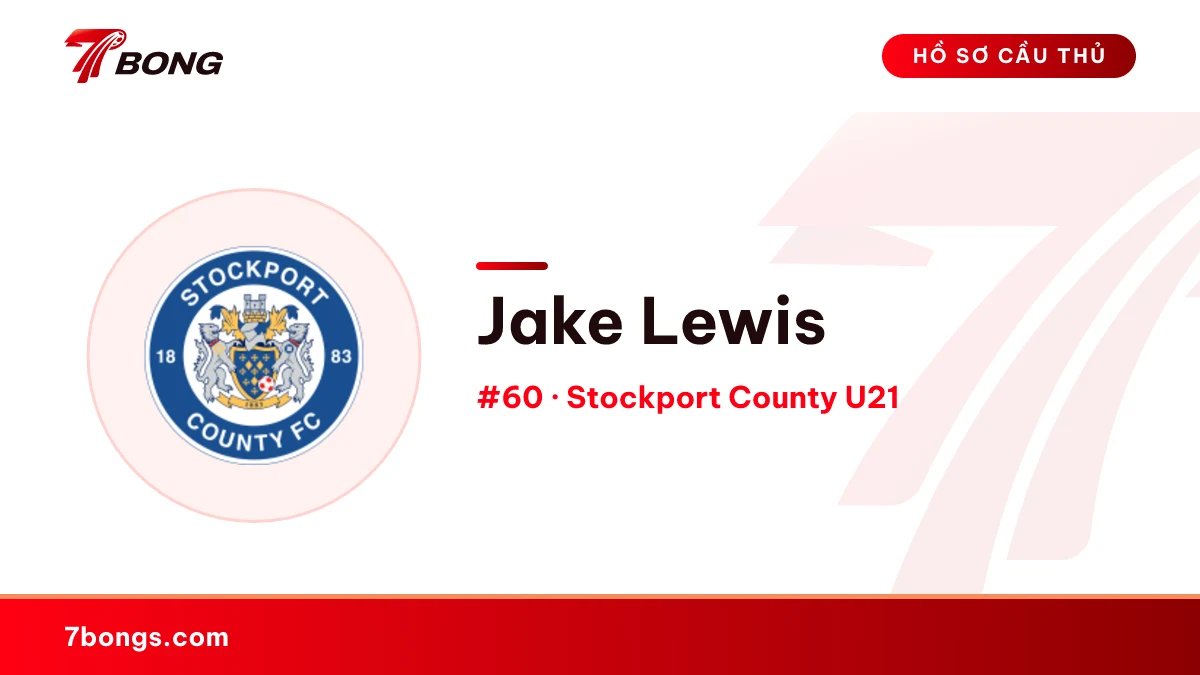Jake Lewis — Stockport County U21
